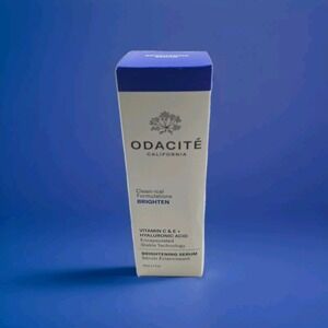 New ODACITE Brightening Vitamin C & E + Hyaluronic Acid Serum 1 oz 30 mL